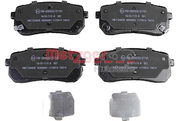 Brake Pad Set, disc brake (1170914)
