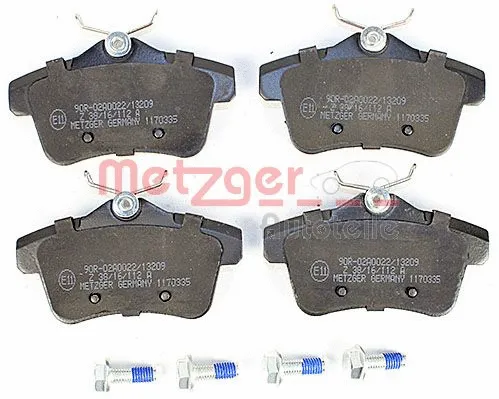 Brake Pad Set, disc brake (1170335)