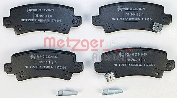 Brake Pad Set, disc brake (1170304)