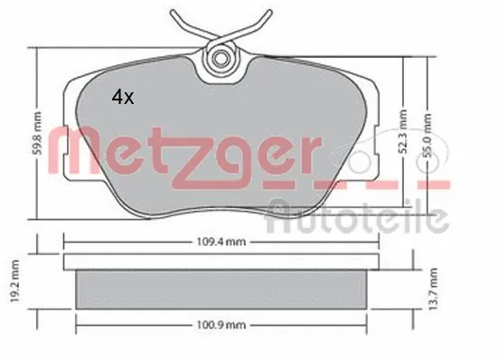 Brake Pad Set, disc brake