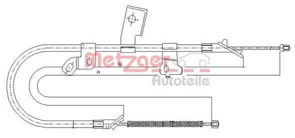 Cable Pull, parking brake (17.1071)