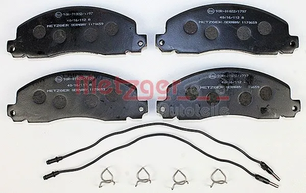 Brake Pad Set, disc brake (1170659)