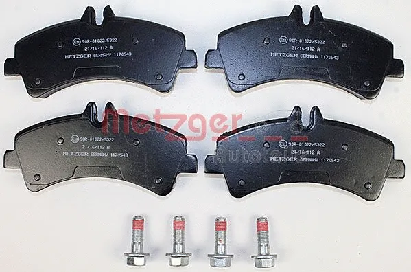 Brake Pad Set, disc brake (1170543)