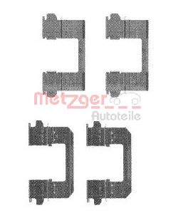 Accessory Kit, disc brake pad (109-1736)