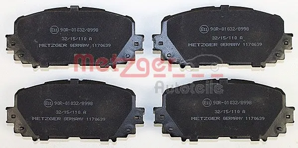 Brake Pad Set, disc brake (1170639)