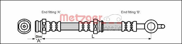 Brake Hose (4113302)