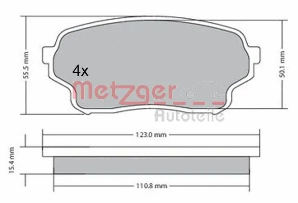 Brake Pad Set, disc brake