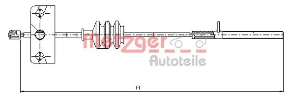 Cable Pull, parking brake (1651.10)