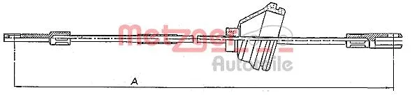 Cable Pull, parking brake (10.818)