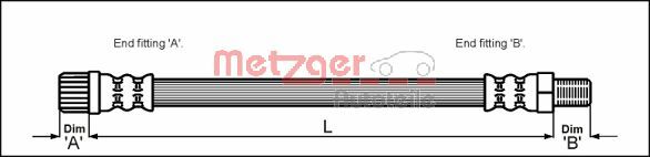 Brake Hose (4114667)