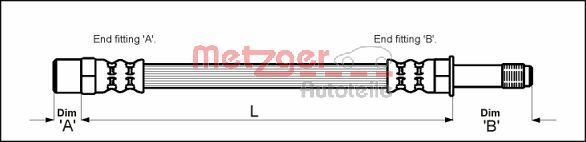 Brake Hose (4111718)