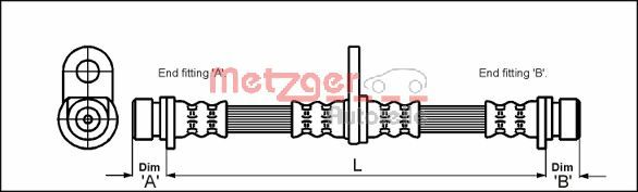 Brake Hose (4113290)