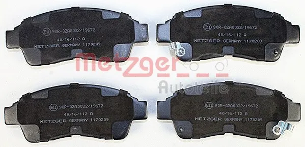 Brake Pad Set, disc brake (1170209)