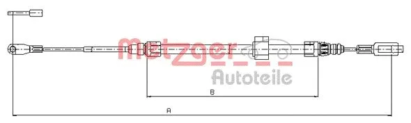Cable Pull, parking brake (10.9883)