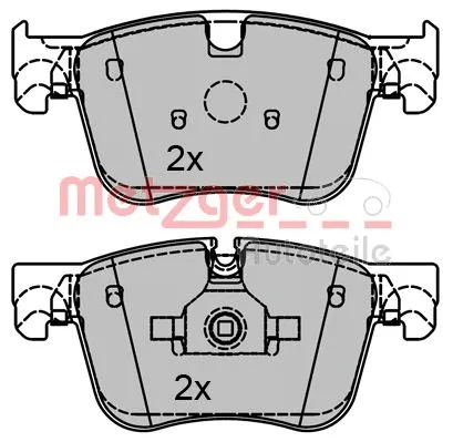 Brake Pad Set, disc brake (1170796)