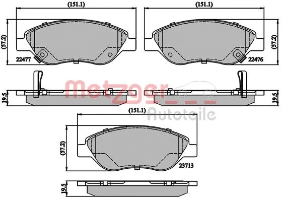 Brake Pad Set, disc brake