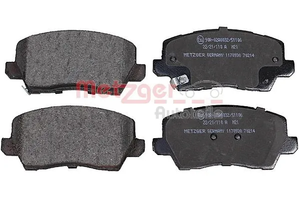 Brake Pad Set, disc brake (1170930)