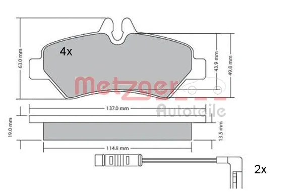 Brake Pad Set, disc brake