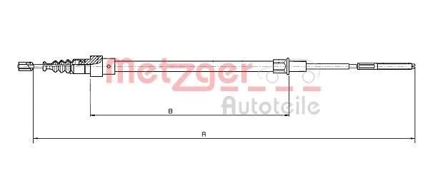 Cable Pull, parking brake (19.105E)