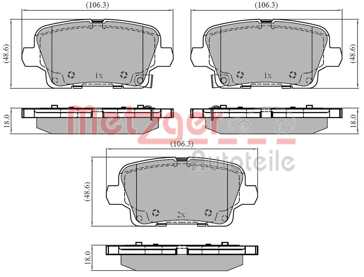 Brake Pad Set, disc brake