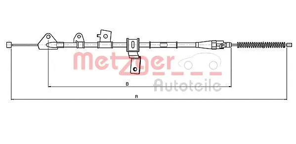 Cable Pull, parking brake (17.5069)