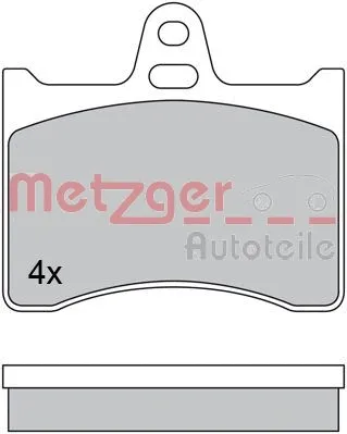 Brake Pad Set, disc brake (1170567)