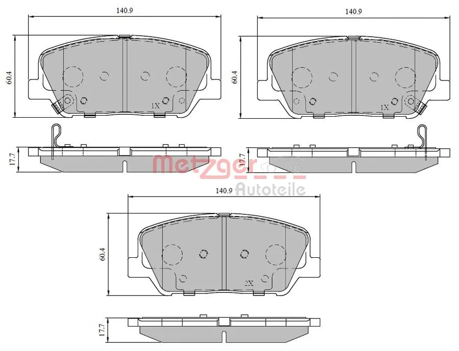 Brake Pad Set, disc brake