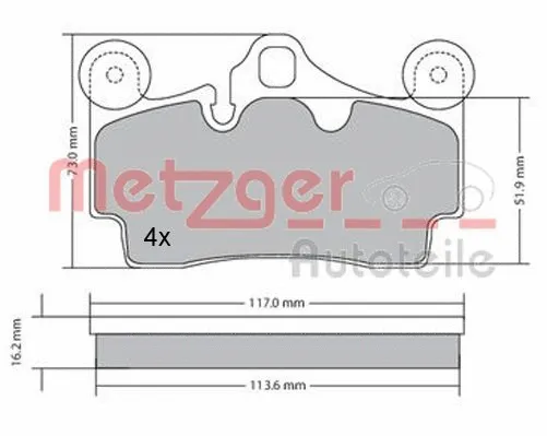 Brake Pad Set, disc brake
