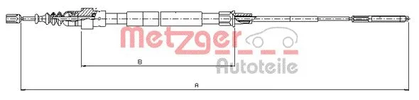 Cable Pull, parking brake (10.7492)