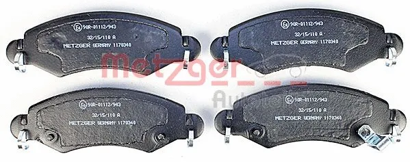 Brake Pad Set, disc brake (1170340)