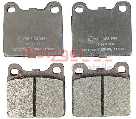 Brake Pad Set, disc brake (1170003)