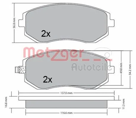 Brake Pad Set, disc brake