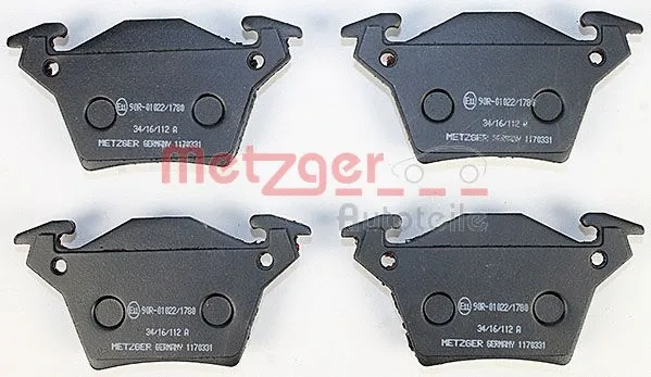 Brake Pad Set, disc brake (1170331)