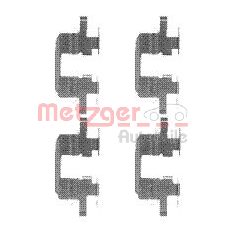 Accessory Kit, disc brake pad (109-1711)