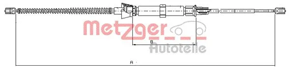 Cable Pull, parking brake (10.9034)