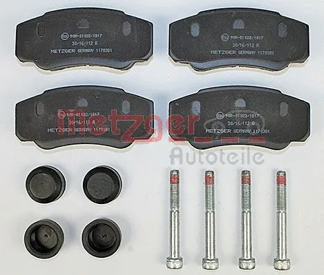 Brake Pad Set, disc brake (1170381)