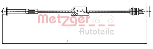 Cable Pull, parking brake (10.5415)