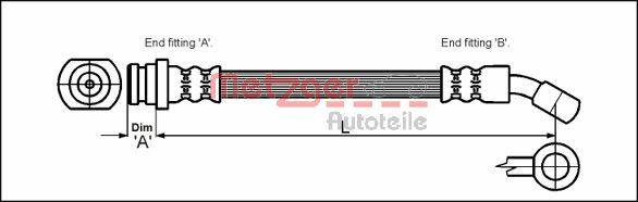 Brake Hose (4110072)