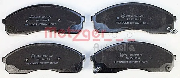 Brake Pad Set, disc brake (1170501)