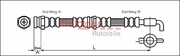 Brake Hose (4114780)