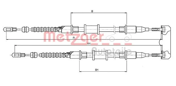 Cable Pull, parking brake (11.5856)