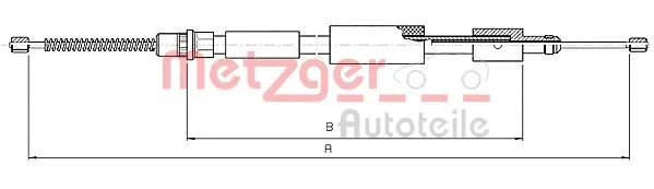 Cable Pull, parking brake (10.4574)