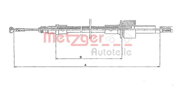 Cable Pull, clutch control (11.2324)