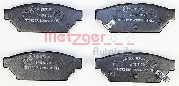 Brake Pad Set, disc brake (1170492)