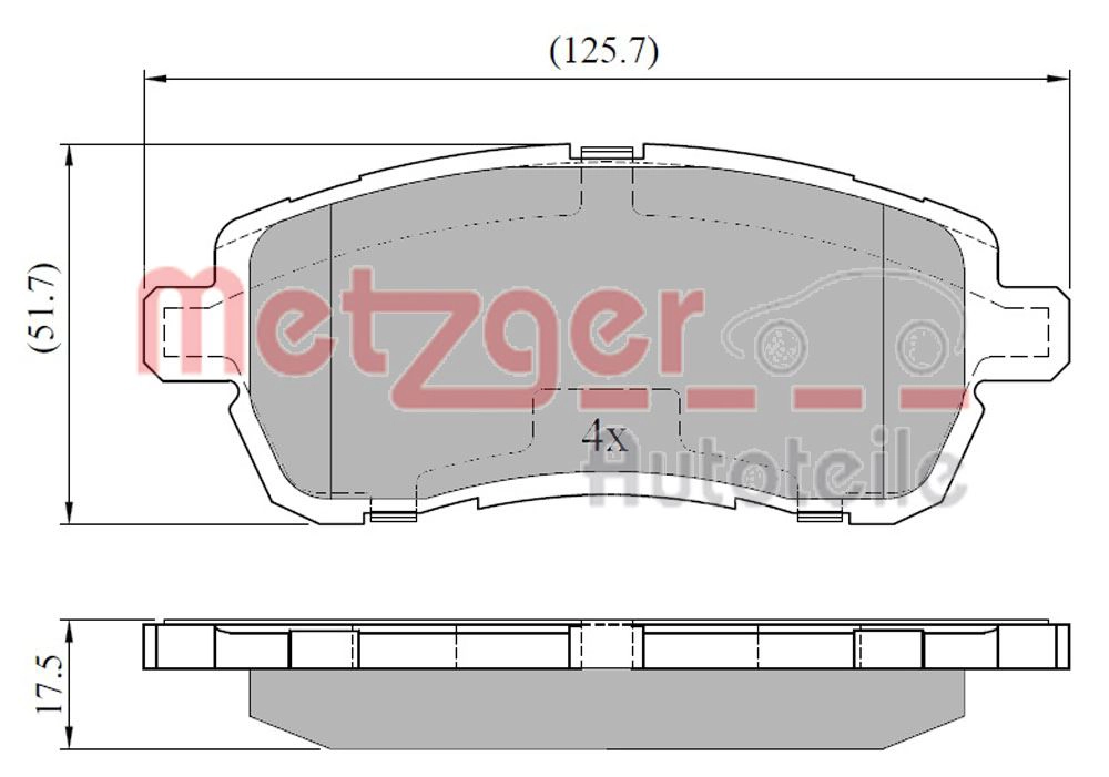 Brake Pad Set, disc brake