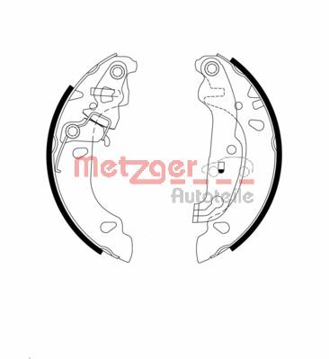 Brake Shoe Set (MG 976)