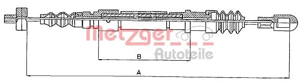 Cable Pull, parking brake (10.824)