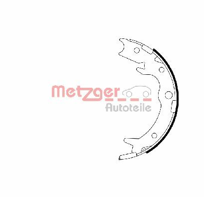 Brake Shoe Set, parking brake (MG 991)
