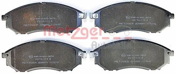 Brake Pad Set, disc brake (1170101)