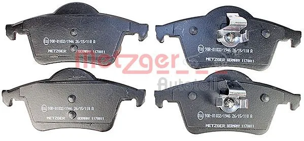 Brake Pad Set, disc brake (1170011)